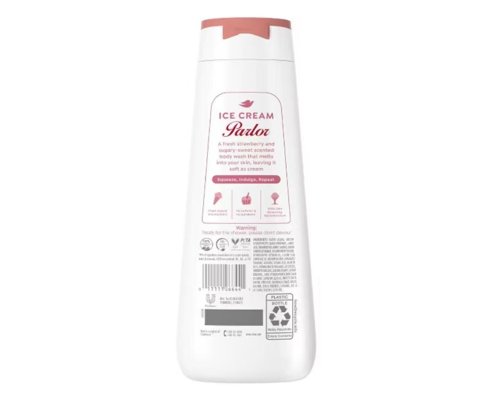 Dove Strawberry Swirl Body Wash 20 fl oz