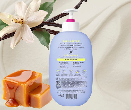 eos Shea Better Body Lotion – Vanilla Cashmere (16 fl oz)