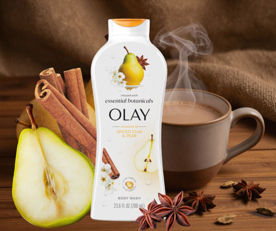 OLAY Body Wash Spiced Chai and Pear