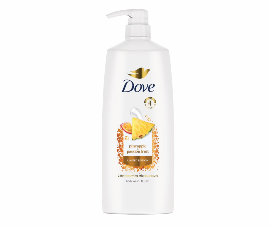 Dove Pineapple and Passionfruit Body Wash COMING SOON