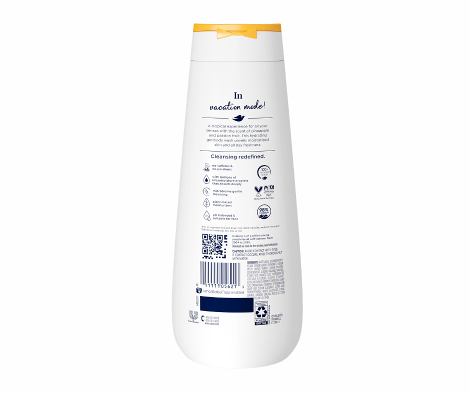 Dove Pineapple and Passionfruit Body Wash COMING SOON