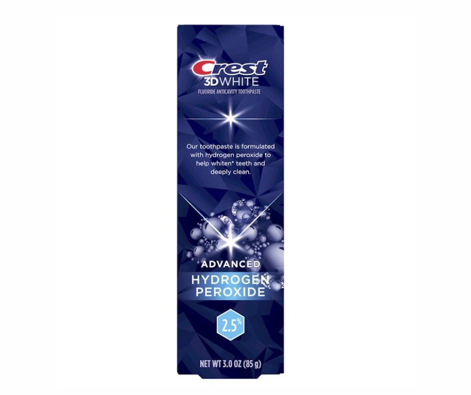 Crest 3D White Advanced 2.5% Hydrogen Peroxide Toothpaste