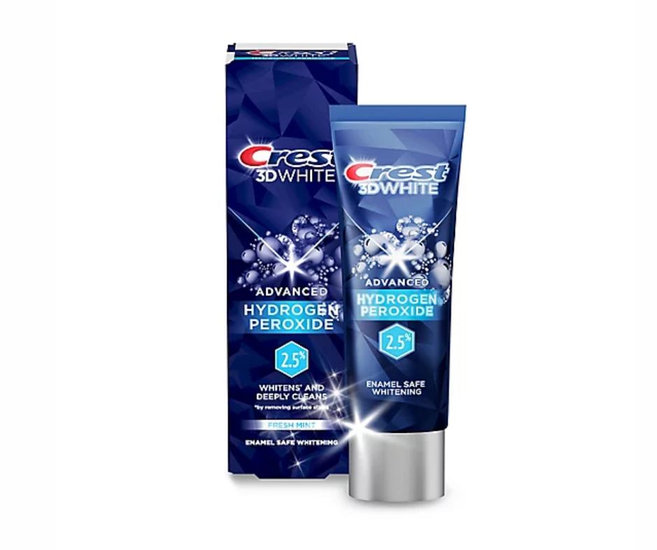Crest 3D White Advanced 2.5% Hydrogen Peroxide Toothpaste