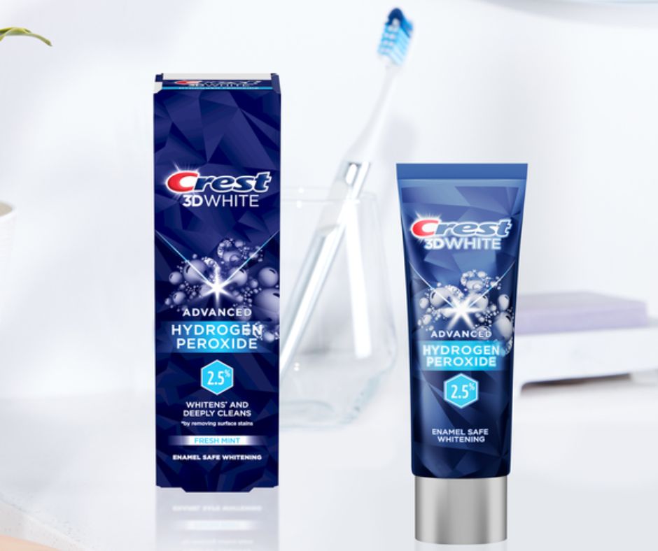 Crest 3D White Advanced 2.5% Hydrogen Peroxide Toothpaste