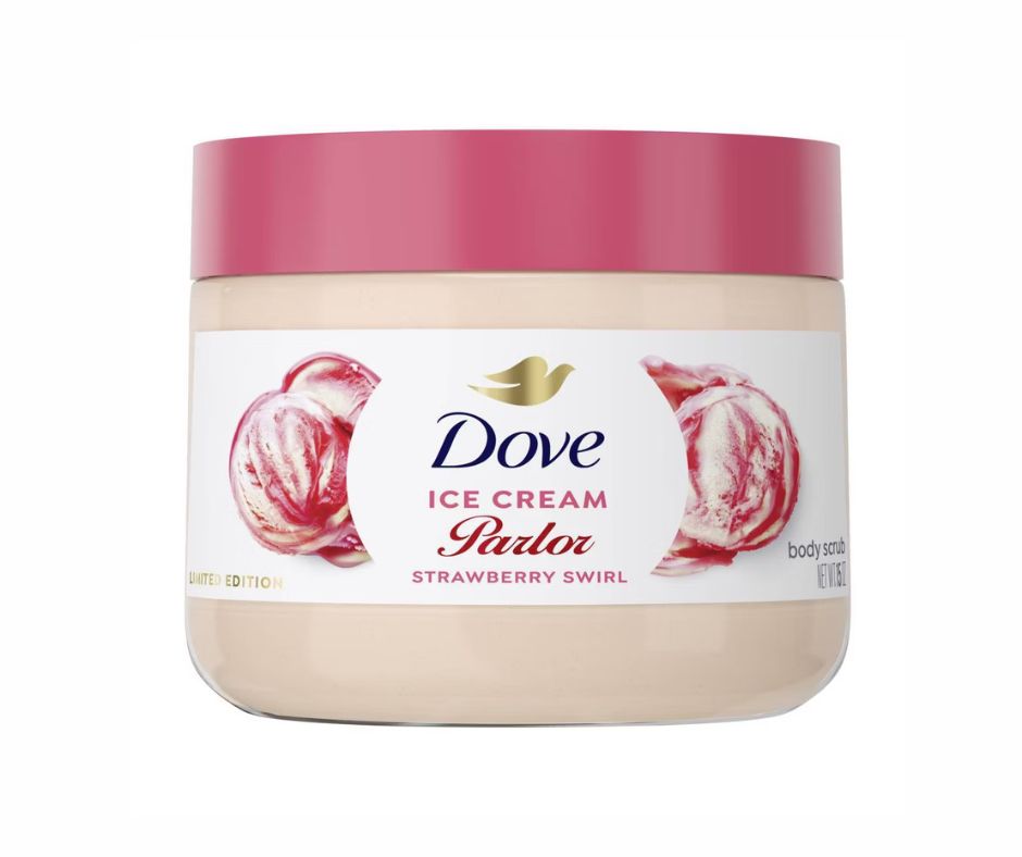 Dove Body Scrub – Strawberry Swirl