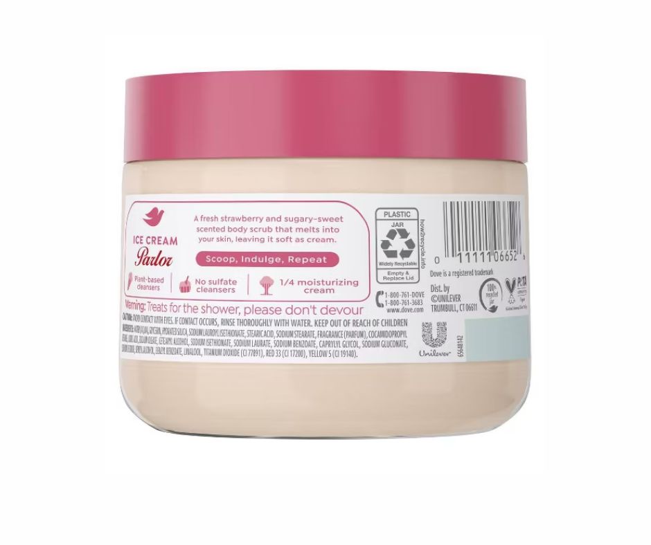 Dove Body Scrub – Strawberry Swirl