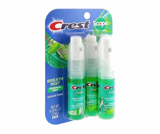 Crest Scope Mint Breath Mist Travel Size (4-Pack)