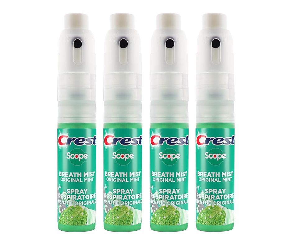 Crest Scope Mint Breath Mist Travel Size (4-Pack)