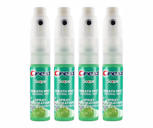 Crest Scope Mint Breath Mist Travel Size (4-Pack)