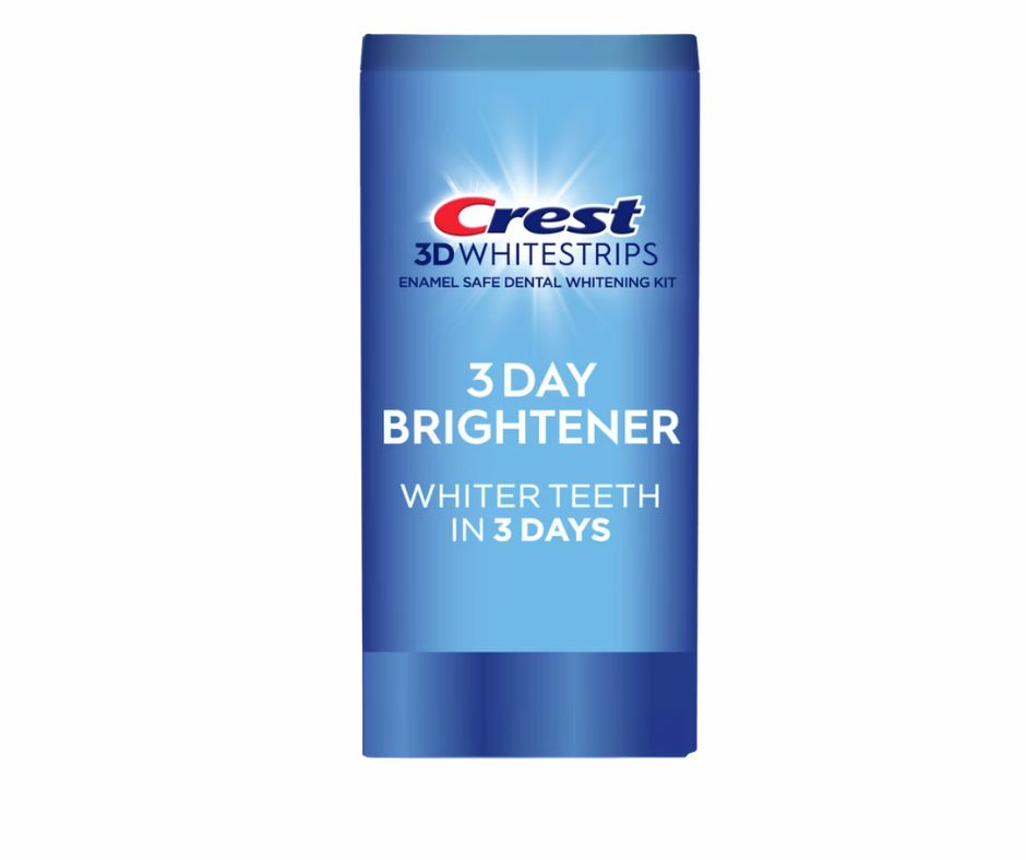 Crest 3D White strips 3 Day Brightener Teeth Whitening Kit
