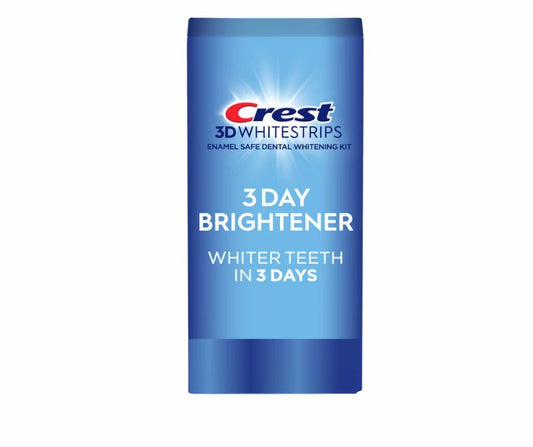 Crest 3D White strips 3 Day Brightener Teeth Whitening Kit