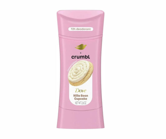 Dove x Crumbl Nilla Bean Cupcake Aluminum-Free Deodorant Stick