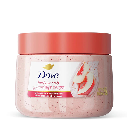 Dove Body Scrub - White Peach and Crushed Rice