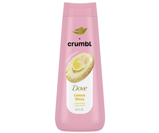 Dove x Crumbl Lemon Glaze Body Wash COMING SOON