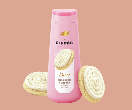 Dove x Crumbl Nilla Bean Cupcake Body Wash COMING SOON
