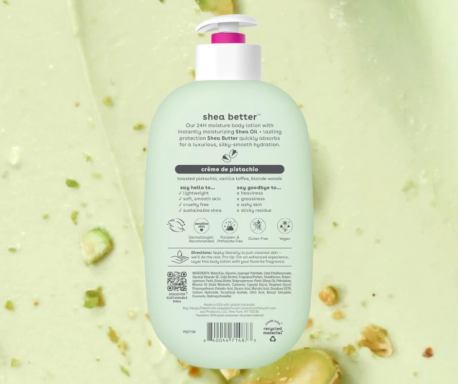 eos Shea Better Body Lotion – Crème de Pistachio (16 fl oz) COMING SOON