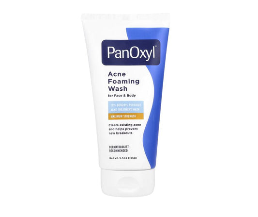 PanOxyl Acne Foaming Wash – Maximum Strength (156 g) | Unboxed