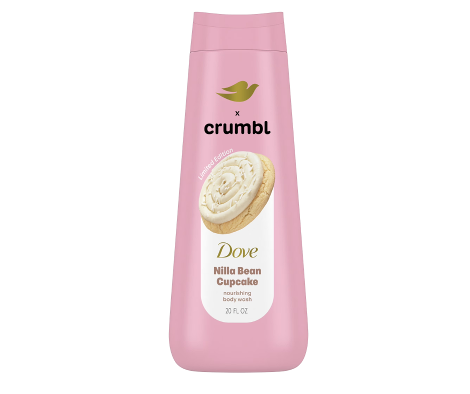 Dove x Crumbl Nilla Bean Cupcake Body Wash COMING SOON