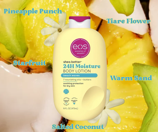 eos Shea Better Body Lotion – Beach Waves (16 fl oz) COMING SOON
